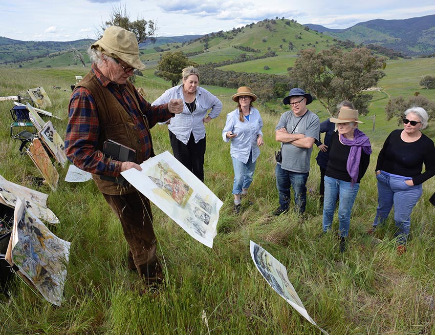 Artists workshop on farms